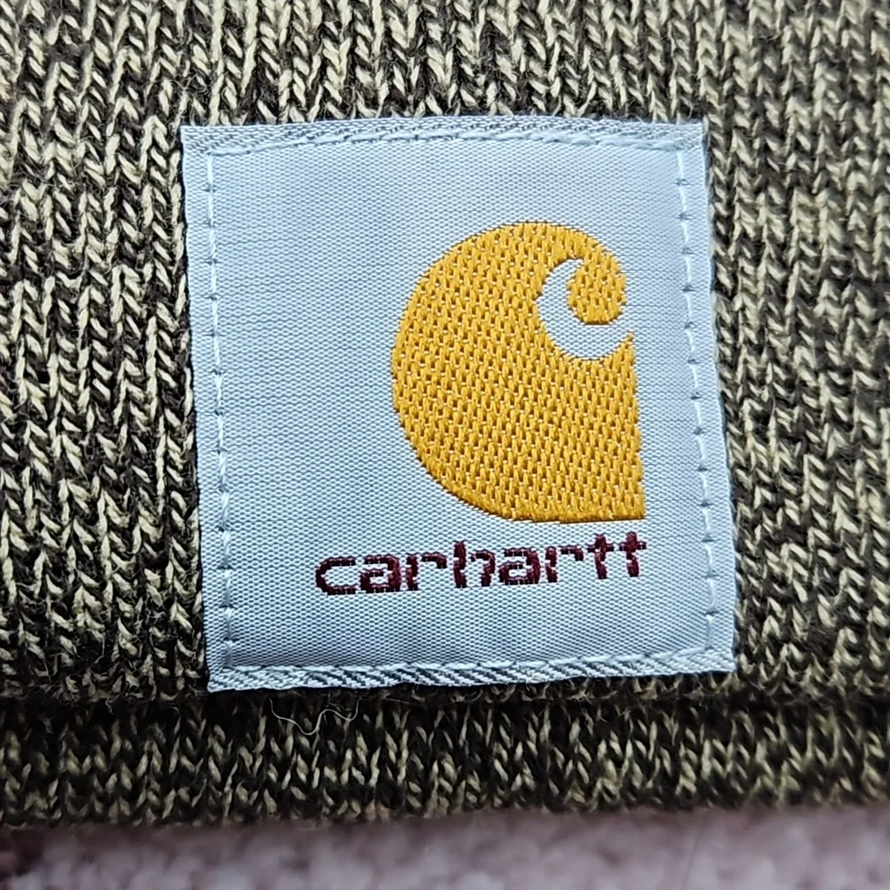 nwot CARHARTT Brown Heather Womens Ladies Beanie Cap Hat - Picture 3 of 4